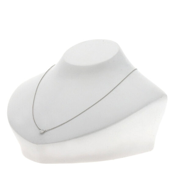 TIFFANY Silver Diamond Necklace - Picture 4 of 5